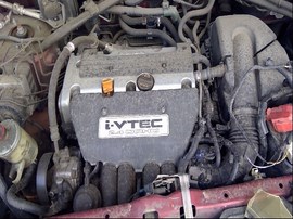 2006 HONDA CR-V, BURGUNDY, LX, 2.4L, AT, FWD,  A25113